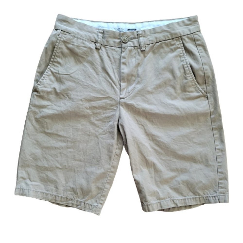 Old Navy Men’s Ultimate Slim Flat Front Chino Shorts Size 29 pre owned